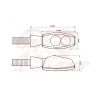 cafe 4 racer - HIGHSIDER LED indicator FALCON - Highsider Standard indicators 4054783181964