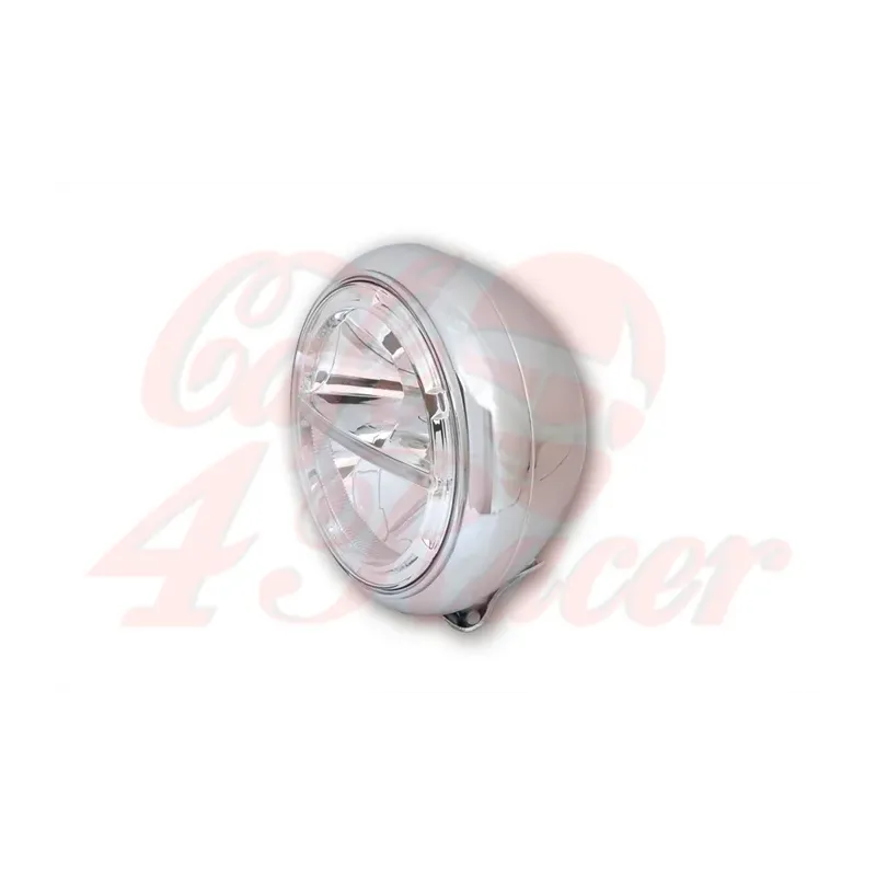cafe 4 racer - HIGHSIDER VOYAGE HD-STYLE LED-headlamp, 7 inch - Highsider LED Headlight & inserts 4054783184606