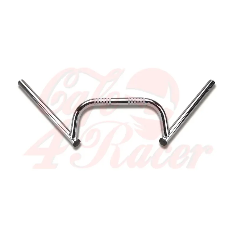 cafe 4 racer - Tommaselli chrome CONDOR - M-bar, 7/8 inch, 64,6 cm - Domino & Tommaselli Cafe Racer M-bars 