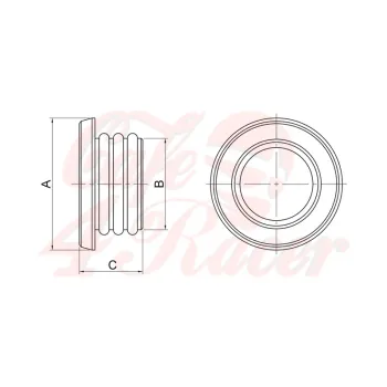 cafe 4 racer - HIGHSIDER CNC krytky rámu Set A pre BMW R9T - Highsider Krytky 4054783250868