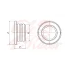 cafe 4 racer - HIGHSIDER CNC krytky rámu Set A pre BMW R9T - Highsider Krytky 4054783250868