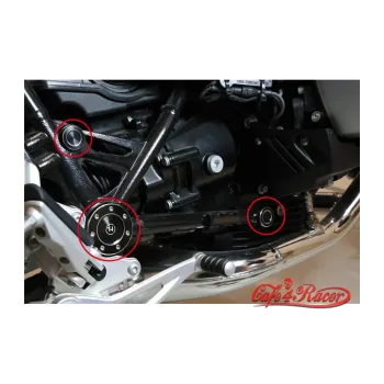 cafe 4 racer - HIGHSIDER CNC krytky rámu Set A pre BMW R9T - Highsider Krytky 4054783250868