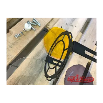 cafe 4 racer - Retro Grill Metallic Grill & Base- 3 pcs of Plexiglas UP1 - C-RACER Headlight Grills 