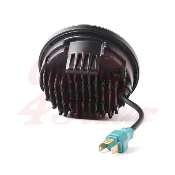 cafe 4 racer - 5-3/4 Harley Headlight 5.75" Led Headlamps insert black - Cafe4Racer LED Headlight & inserts 