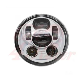 cafe 4 racer - 5-3/4 Harley Headlight 5.75" Led Headlamps insert white - Cafe4Racer LED Headlight & inserts 