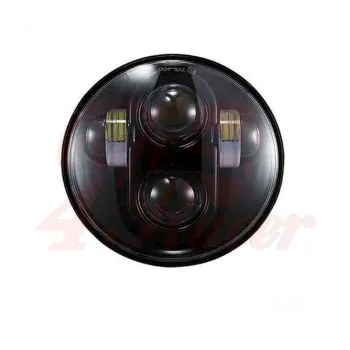 cafe 4 racer - 5-3/4 Harley Headlight 5.75" Led Headlamps insert black - Cafe4Racer LED Headlight & inserts 