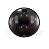 cafe 4 racer - 5-3/4 Harley Headlight 5.75" Led Headlamps insert black - Cafe4Racer LED Headlight & inserts 