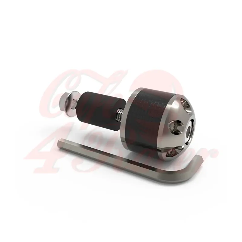 cafe 4 racer - CARB 1 handlebar ends - Silver OXFORD - OXFORD Bar Ends 5030009145827