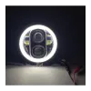 5-3/4 Harley Headlight 5.75" Led Headlamps insert black