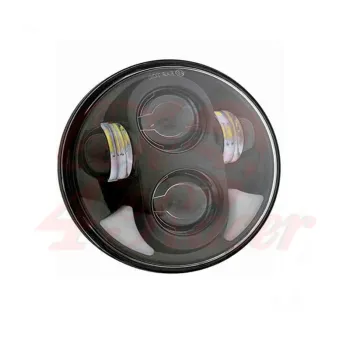 cafe 4 racer - 5-3/4 5.75" Harley Hlavné LED svetlo vložka čierna - Cafe4Racer LED svetlá 