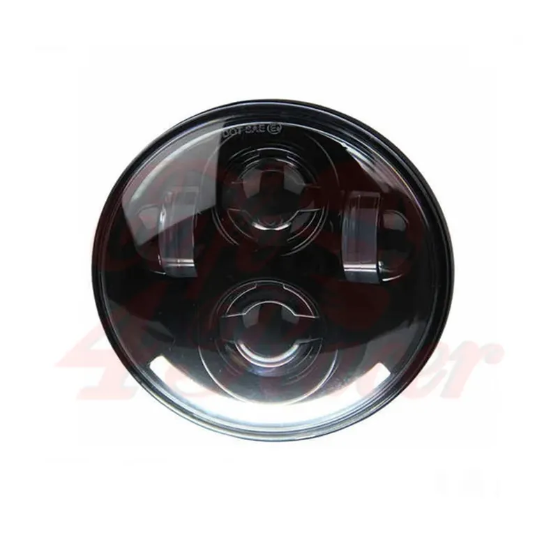cafe 4 racer - 5-3/4 Harley Headlight 5.75" Led Headlamps insert black - Cafe4Racer LED Headlight & inserts 