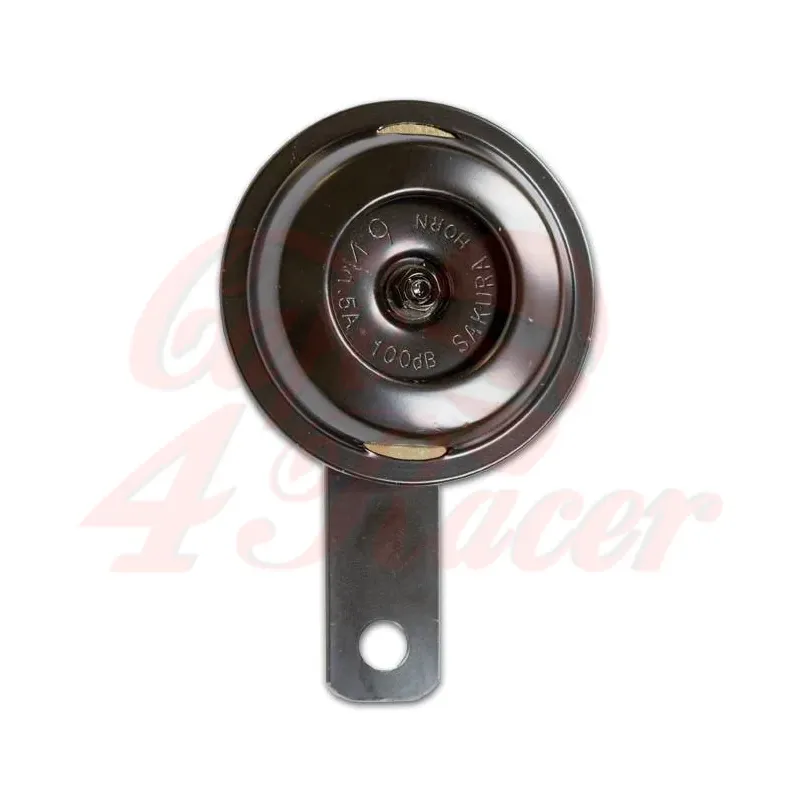 cafe 4 racer - Černý klaksón, 6V, průměr 70 mm - HS MOTO Germany Klaksón 4251352613646