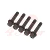 cafe 4 racer - Wheel bolts set BMW K75 / K100 - black  rear - Cafe4Racer Bolts set 