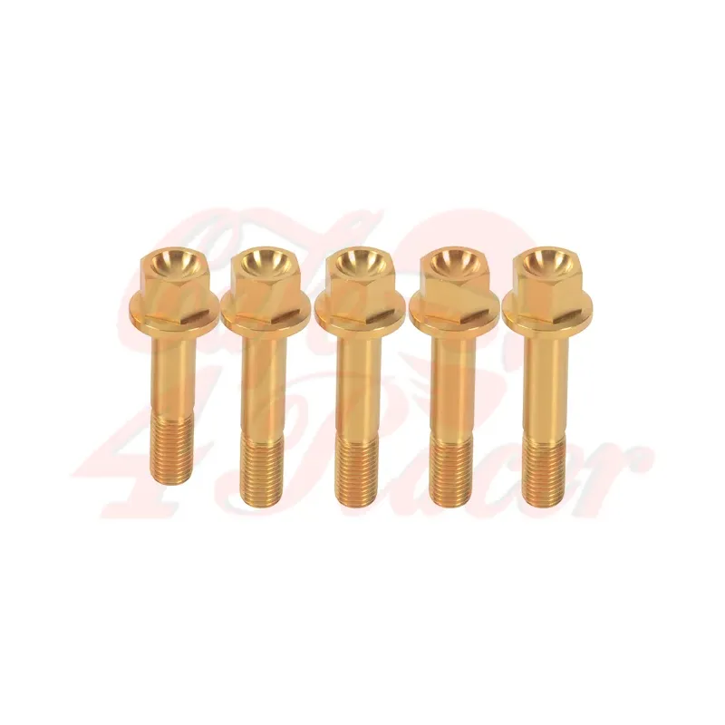 cafe 4 racer - Wheel bolts set BMW K75 / K100 - gold rear - Cafe4Racer Bolts set 