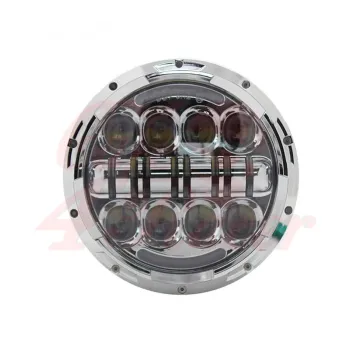 cafe 4 racer - 5-3/4 Harley Headlight 5.75" Led Headlamps insert black - Cafe4Racer LED Headlight & inserts 