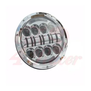 cafe 4 racer - 7" / 17,8cm Harley Headlight Led Headlamps insert chrome - Cafe4Racer LED Headlight & inserts 