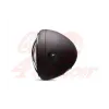cafe 4 racer - 7.7" Matte Black LED Headlight + X-Rally Grill Cover  - MAX-INC  LED Headlight & inserts 
