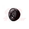 cafe 4 racer - 7.7" Matte Black LED Headlight + X-Rally Grill Cover  - MAX-INC  LED Headlight & inserts 