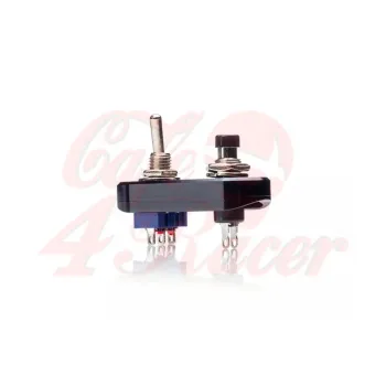 cafe 4 racer - Blok 2 Old School Switchs Aluminium Universal Black - MAX-INC  Universal 