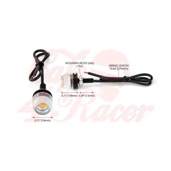 cafe 4 racer - Micro LED smerovky - MAX-INC  Směrová světla na řídítkách 