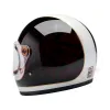 cafe 4 racer -  Biltwell Gringo S Helmet Full Face gloss white/black tracker - BILTWELL Biltwell Gringo S 2025 