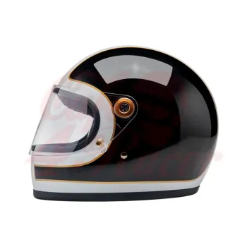 cafe 4 racer -  Přilba Biltwell Gringo S Integral lesklá bíla/černá tracker - BILTWELL Biltwell Gringo S 2024 