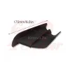 cafe 4 racer - Universal Black "REAL WING" MOTOGP Style Fins - BRAZOLINE Front Headlamp Masks 