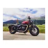 cafe 4 racer - Triumph  Bobber/Speedmaster  MAYHEM SHORTYS Slash-Cut Exhaust Pipes  - Brushed - Motone Triumph Bonneville 