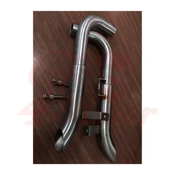 cafe 4 racer - Triumph  Bobber/Speedmaster  MAYHEM SHORTYS Slash-Cut Exhaust Pipes  - Brushed - Motone Triumph Bonneville 