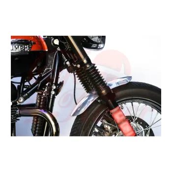 cafe 4 racer - Shorty – Predný blatník/blatník – lúčové kolesá – leštený hliník - Motone Triumph Bonneville 