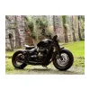 cafe 4 racer - Triumph Bobber/Speedmaster  Bedlam Slash-Cut výfuková trubka - černá   povrchová úprava - Motone Triumph Bonneville 