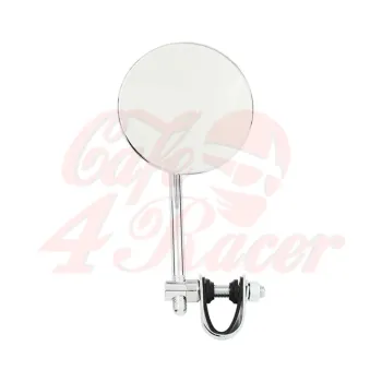 cafe 4 racer - HIGHWAY HAWK Mirror round 4 inch 10cm chrome - Highway Hawk Standard mirrors 4054783097401