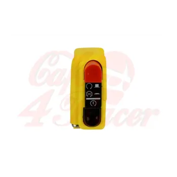 cafe 4 racer - Domino Electric Control  switch ENGINE Start/Stop Yellow - Domino & Tommaselli 22mm & 7/8 inch 8033900014442