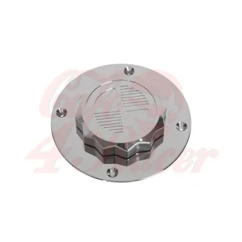 cafe 4 racer - BMW K75/100/1100 Fuel Tank Cap SILVER SILVER - Cafe4Racer Tank Caps 