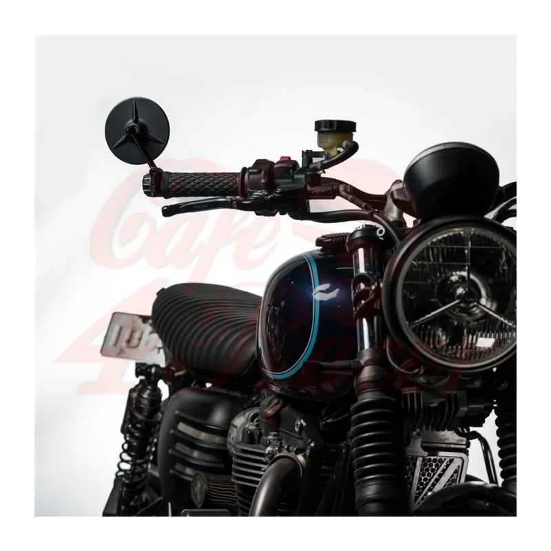 cafe 4 racer - TRILINE TYP R 100 mm PÁR ZRKADIEL KONCOVÝCH Zrkadiel 2ks - Motone Zrkadlá do riadítok 