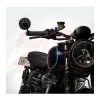 cafe 4 racer - TRILINE Billet Bar End Mirror - TYPE R (100mm) - Bar End - PAIR - Motone Bar end mirrors 