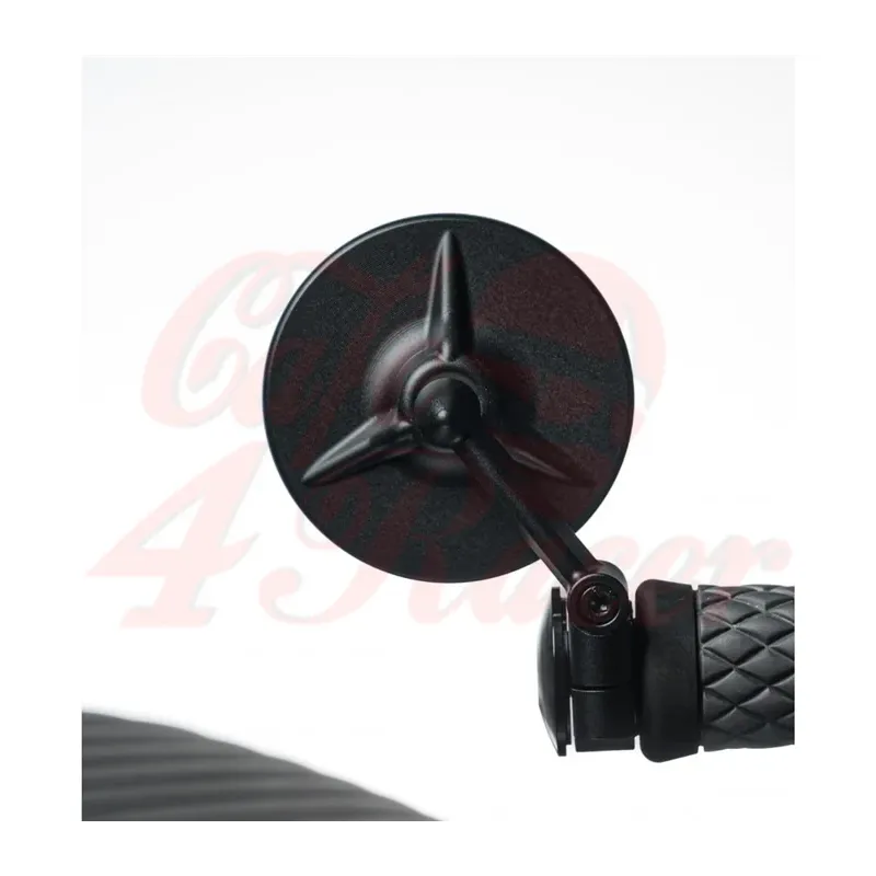 cafe 4 racer - TRILINE Billet Bar End Mirror - TYPE S (80mm) - Bar End - 1pcs - Motone Bar end mirrors 