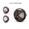 cafe 4 racer - 7,7 "matný čierny LED svetlomet + X-Rally gril - MAX-INC  LED svetlá 
