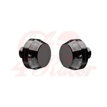 cafe 4 racer - Motogadget m-Blaze Disc DARK  (right left) black 2pcs  bundle - Motogadget Bar end indicators 