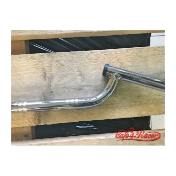cafe 4 racer - Tommaselli chrome CONDOR - M-bar, 7/8 inch, 74 cm - Domino & Tommaselli Cafe Racer M-bars 