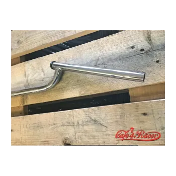 cafe 4 racer - Tommaselli chrome CONDOR - M-bar, 7/8 inch, 74 cm - Domino & Tommaselli Cafe Racer M-bars 