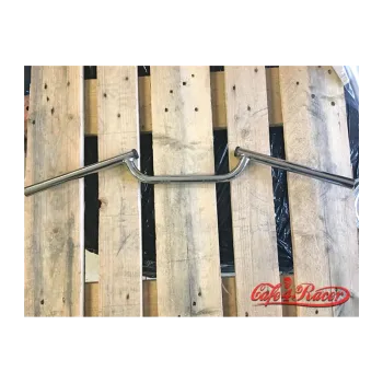 cafe 4 racer - Tommaselli chrome CONDOR - M-bar, 7/8 inch, 74 cm - Domino & Tommaselli Cafe Racer M-bars 