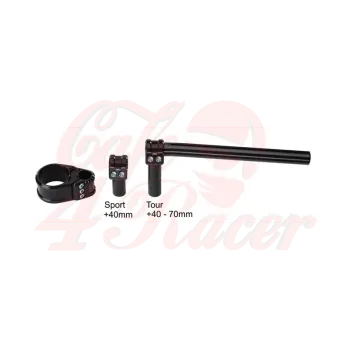 cafe 4 racer - ABM Clip-on set multiClip Sport APRILIA BMW DUCATI HONDA KAWASKI KTM SUZUKI TRIUMPH YAMAHA - ABM Clip-ons Cafe Racer 