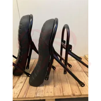 cafe 4 racer - SADA ZADNÉHO RÁMU DOUBLE 53cm vrátane SEDADLA - BMW R s dvoma zadnými tlmičmi - Studiofibre KIT 