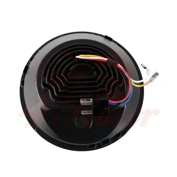 cafe 4 racer - 7" / 17,8cm Harley Headlight Led Headlamps insert black - Cafe4Racer LED Headlight & inserts 