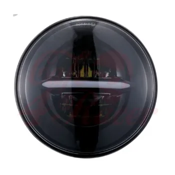 cafe 4 racer - 5-3/4 Harley Headlight 5.75" Led Headlamps insert black - Cafe4Racer LED Headlight & inserts 