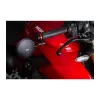 cafe 4 racer - Womet Tech mirrors Alu CNC handlebar ends Black - Womet Tech Bar end mirrors 