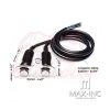 cafe 4 racer -  ON / OFF tlačítkový vypínač LED modrá  - MAX-INC  Univerzálne 