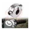 cafe 4 racer - 3-tlačidlový spínač, CNC hliník 22mm 7/8" chróm - Cafe4Racer 22mm / 7/8 inch 
