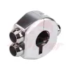 cafe 4 racer - 3 button Switch, CNC Aluminum  22mm 7/8" Handle Bar Chrome - Cafe4Racer 22mm / 7/8 inch 